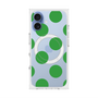 プレミアムスクエアケース with MagSafe［ シンプルドット - Green ］