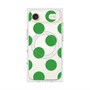 プレミアムスクエアケース with MagSafe［ シンプルドット - Green ］