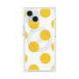 プレミアムスクエアケース with MagSafe［ シンプルドット - Yellow ］