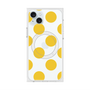 プレミアムスクエアケース with MagSafe［ シンプルドット - Yellow ］