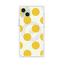 プレミアムスクエアケース with MagSafe［ シンプルドット - Yellow ］