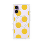 プレミアムスクエアケース with MagSafe［ シンプルドット - Yellow ］
