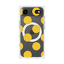 プレミアムスクエアケース with MagSafe［ シンプルドット - Yellow ］