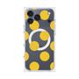 プレミアムスクエアケース with MagSafe［ シンプルドット - Yellow ］