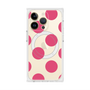 プレミアムスクエアケース with MagSafe［ シンプルドット - Pink ］