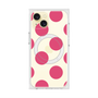 プレミアムスクエアケース with MagSafe［ シンプルドット - Pink ］