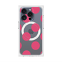 プレミアムスクエアケース with MagSafe［ シンプルドット - Pink ］