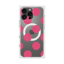 プレミアムスクエアケース with MagSafe［ シンプルドット - Pink ］
