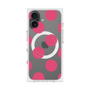 プレミアムスクエアケース with MagSafe［ シンプルドット - Pink ］