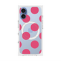 プレミアムスクエアケース with MagSafe［ シンプルドット - Pink ］