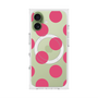 プレミアムスクエアケース with MagSafe［ シンプルドット - Pink ］