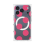 プレミアムスクエアケース with MagSafe［ シンプルドット - Pink ］