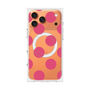 プレミアムスクエアケース with MagSafe［ シンプルドット - Pink ］