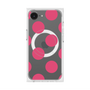プレミアムスクエアケース with MagSafe［ シンプルドット - Pink ］