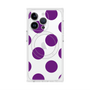 プレミアムスクエアケース with MagSafe［ シンプルドット - Purple ］