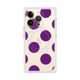 プレミアムスクエアケース with MagSafe［ シンプルドット - Purple ］