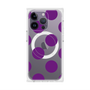プレミアムスクエアケース with MagSafe［ シンプルドット - Purple ］