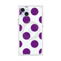 プレミアムスクエアケース with MagSafe［ シンプルドット - Purple ］