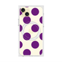 プレミアムスクエアケース with MagSafe［ シンプルドット - Purple ］