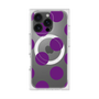 プレミアムスクエアケース with MagSafe［ シンプルドット - Purple ］
