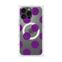 プレミアムスクエアケース with MagSafe［ シンプルドット - Purple ］