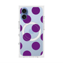 プレミアムスクエアケース with MagSafe［ シンプルドット - Purple ］