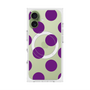 プレミアムスクエアケース with MagSafe［ シンプルドット - Purple ］