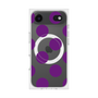プレミアムスクエアケース with MagSafe［ シンプルドット - Purple ］