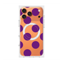 プレミアムスクエアケース with MagSafe［ シンプルドット - Purple ］