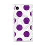 プレミアムスクエアケース with MagSafe［ シンプルドット - Purple ］