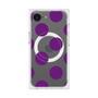 プレミアムスクエアケース with MagSafe［ シンプルドット - Purple ］