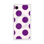 プレミアムスクエアケース with MagSafe［ シンプルドット - Purple ］
