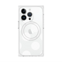 プレミアムスクエアケース with MagSafe［ シンプルドット - White ］