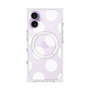 プレミアムスクエアケース with MagSafe［ シンプルドット - White ］