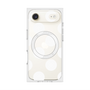 プレミアムスクエアケース with MagSafe［ シンプルドット - White ］