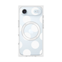 プレミアムスクエアケース with MagSafe［ シンプルドット - White ］