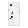 プレミアムスクエアケース with MagSafe［ 夢中に覗く三毛ねこ ］