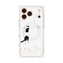 プレミアムスクエアケース with MagSafe［ 夢中に覗く三毛ねこ ］