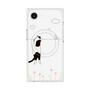 プレミアムスクエアケース with MagSafe［ 夢中に覗く三毛ねこ ］