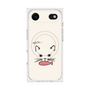 プレミアムスクエアケース with MagSafe［ 食いしん坊なねこ - White ］