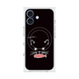 プレミアムスクエアケース with MagSafe［ 食いしん坊なねこ - Black ］