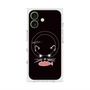 プレミアムスクエアケース with MagSafe［ 食いしん坊なねこ - Black ］