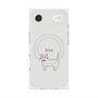 プレミアムスクエアケース with MagSafe［ 蝶ネクタイねこ - White ］