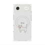 プレミアムスクエアケース with MagSafe［ 蝶ネクタイねこ - White ］