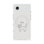 プレミアムスクエアケース with MagSafe［ 蝶ネクタイねこ - White ］