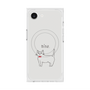 プレミアムスクエアケース with MagSafe［ 蝶ネクタイねこ - White ］