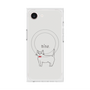 プレミアムスクエアケース with MagSafe［ 蝶ネクタイねこ - White ］