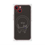 プレミアムスクエアケース with MagSafe［ 蝶ネクタイねこ - Black ］