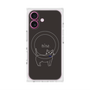プレミアムスクエアケース with MagSafe［ 蝶ネクタイねこ - Black ］