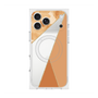プレミアムスクエアケース with MagSafe［ マーブルトライアングルパレット - Orange ］